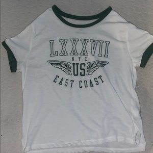 Aeropostale- White crop top